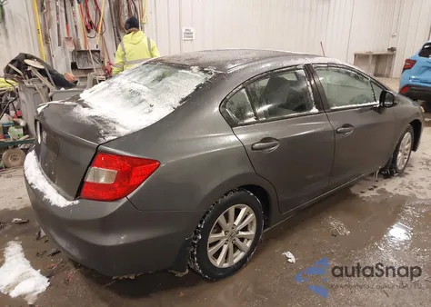 2012 Honda Civic Ex z USA, uszkodzony, nr VIN 19XFB2F88CE035295